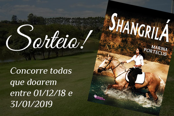 Sorteio do livro Shangrila de Marina Porteclis