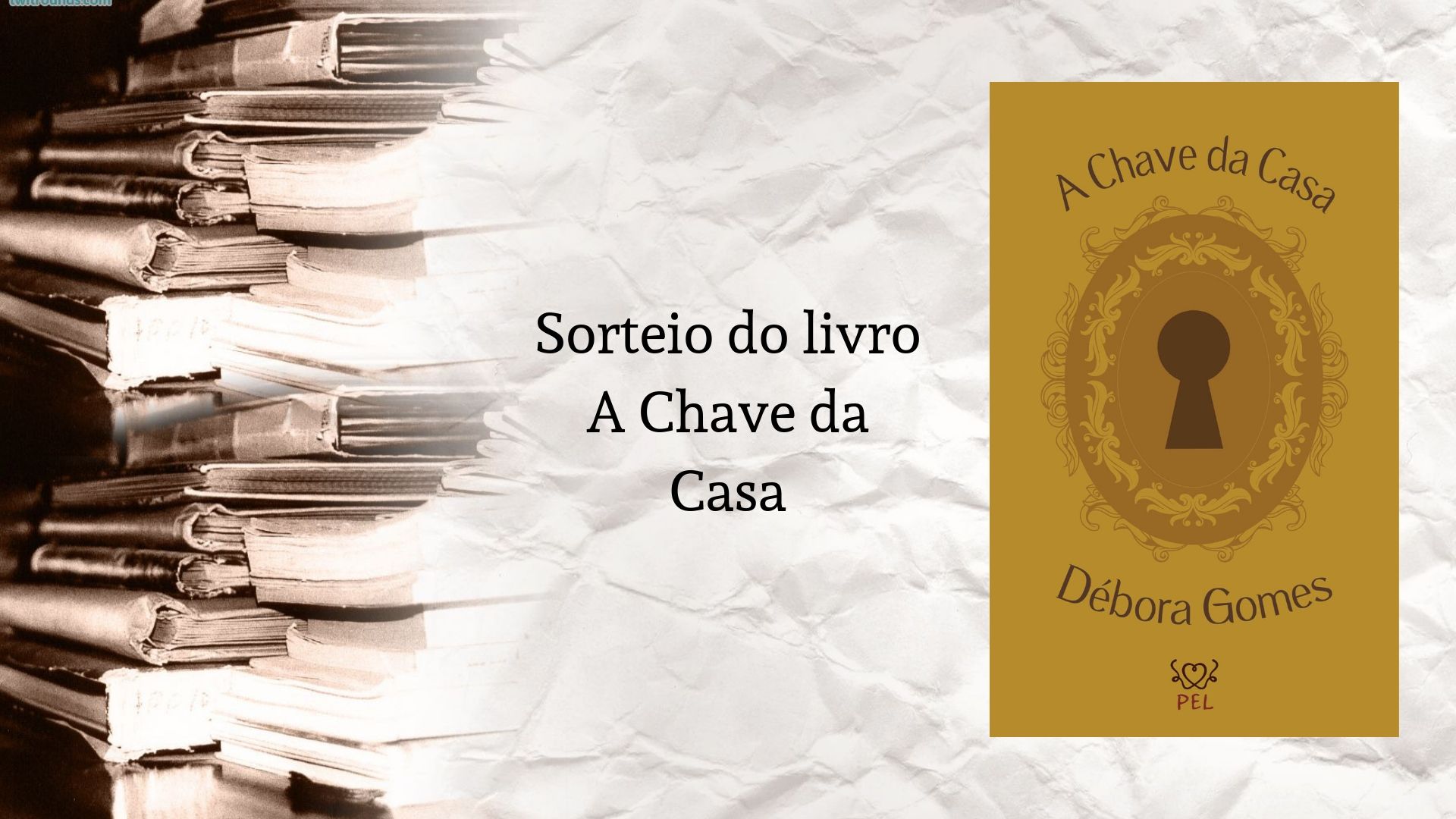 Promoção concorra ao livro 