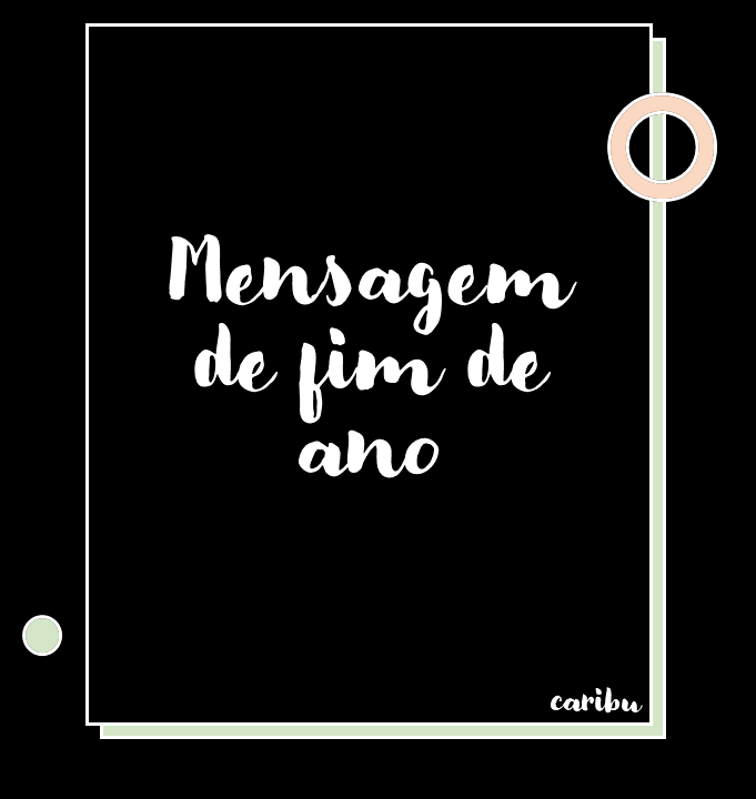 Mensagem de fim de ano