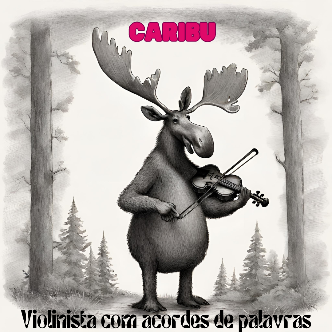 Violinista com acordes de palavras