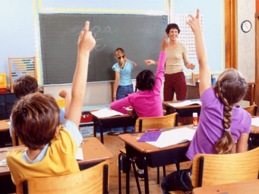 Na escola