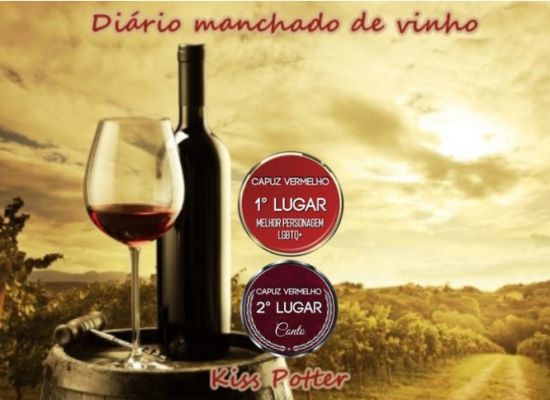 Diário manchado de vinho