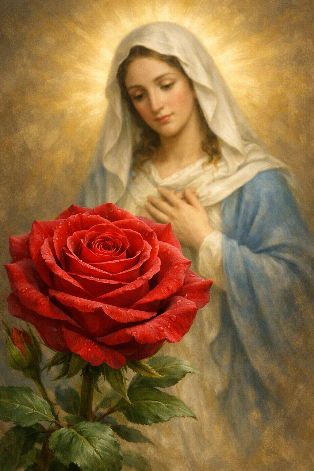 ROSA EM UM DESERTO